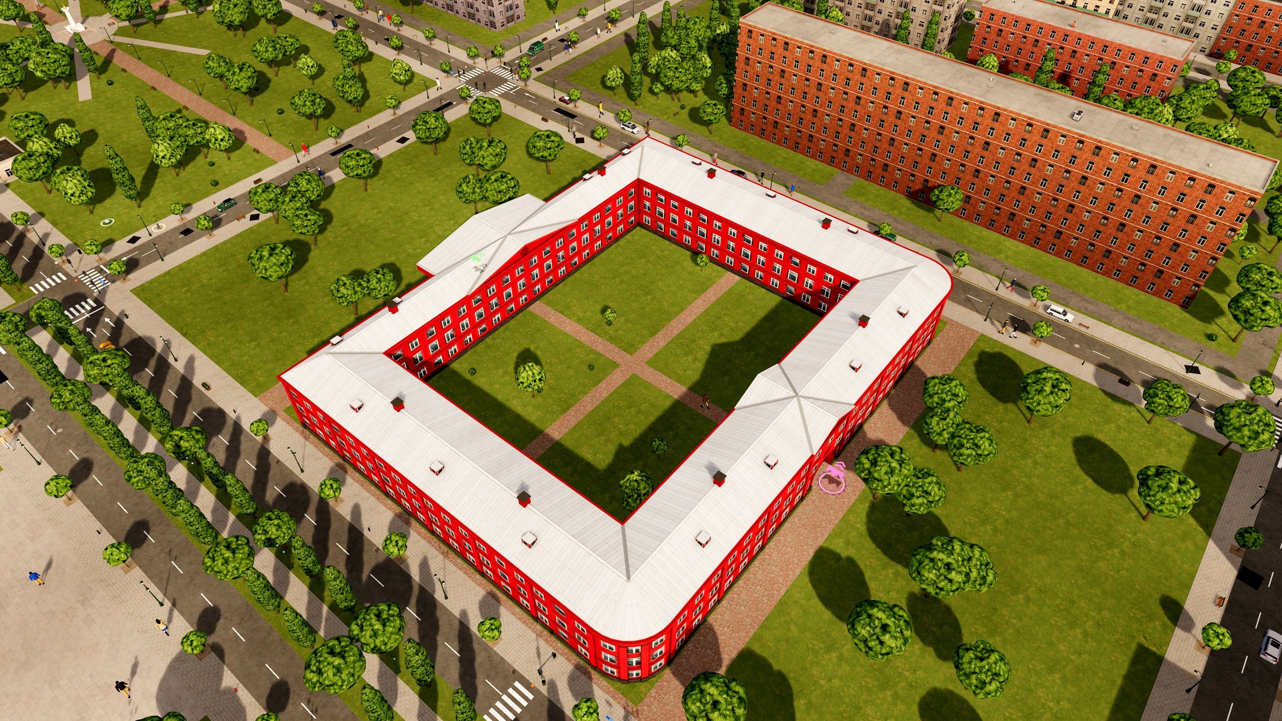 Red Hall in the game